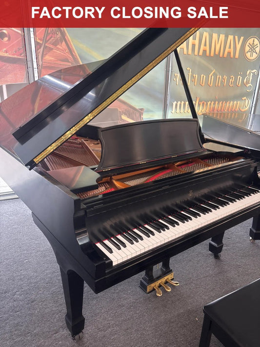 Used Steinway & Sons B Ebony Satin Grand Piano - Cunningham Piano