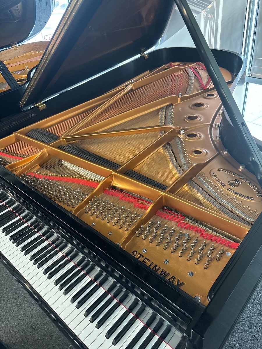 Used Steinway & Sons B Ebony Satin Grand Piano - Cunningham Piano
