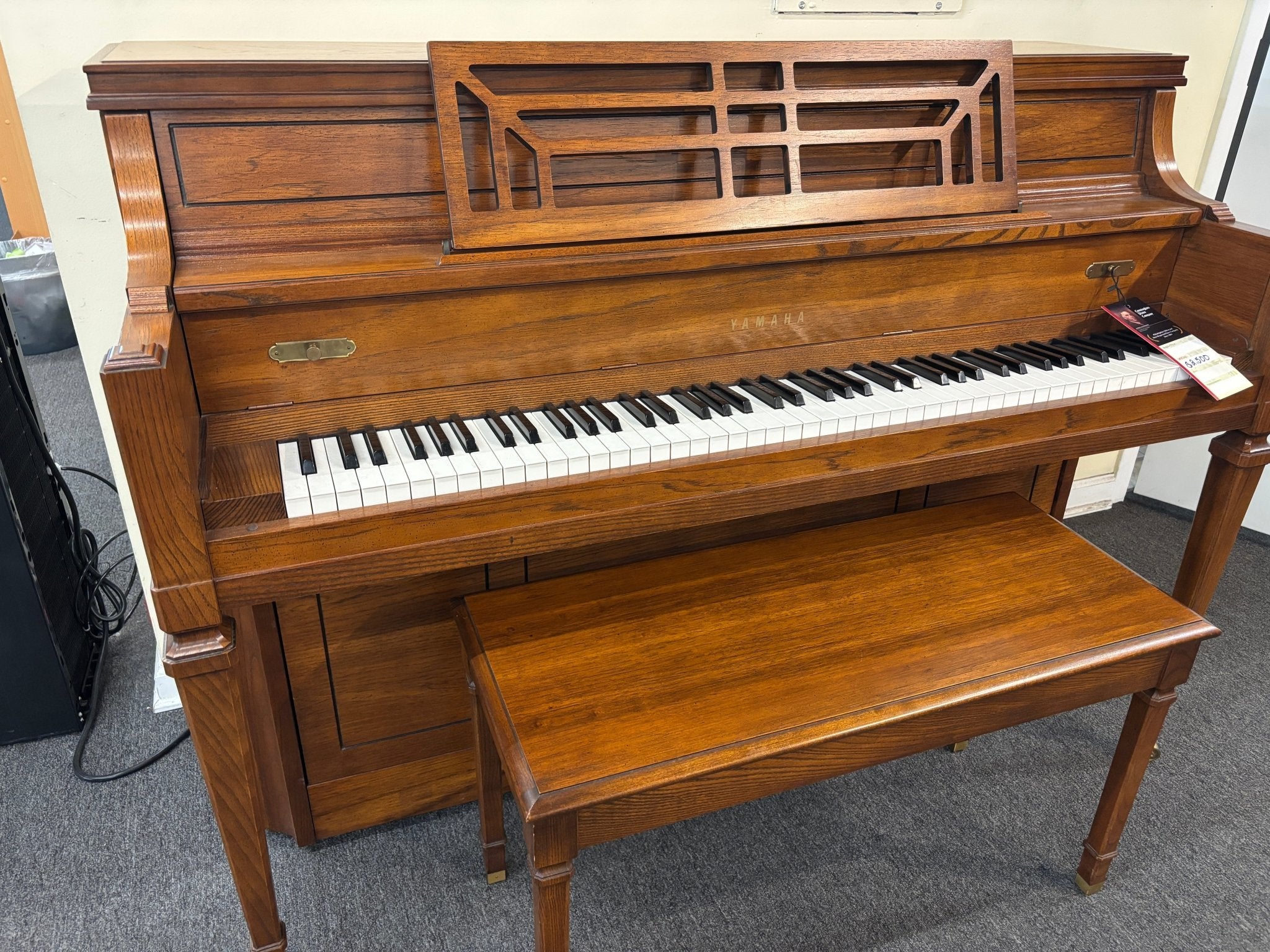 Yamaha Console Piano - Wood Satin - 5 Year Warranty - Cunningham Piano