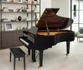 Load image into Gallery viewer, Yamaha S3X 6'1" Grand Piano in Polished Ebony – Handcrafted SX Series - Cunningham Piano

