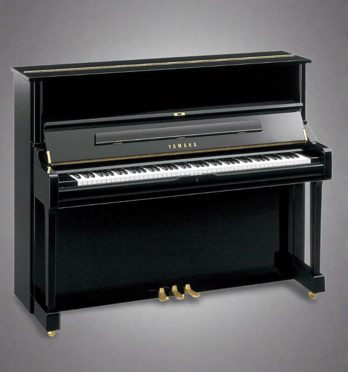 Yamaha U1 48" Upright Piano In Polished Ebony - Cunningham Piano