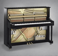 Load image into Gallery viewer, Yamaha U1 48" Upright Piano In Polished Ebony - Cunningham Piano

