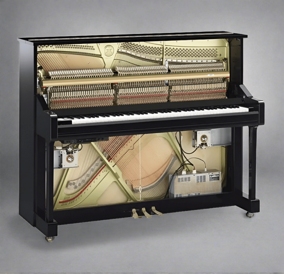Yamaha U1 48" Upright Piano In Polished Ebony - Cunningham Piano