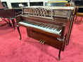 Load image into Gallery viewer, Young Chang 45" Queen Anne Console Piano in Cherry Finish - Cunningham Piano
