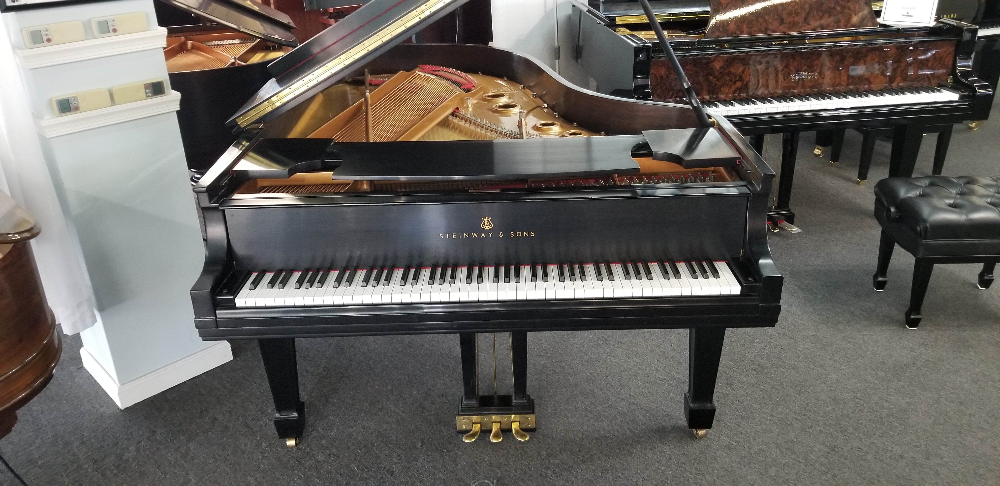 Restored Steinway Model A 6'3" grand piano