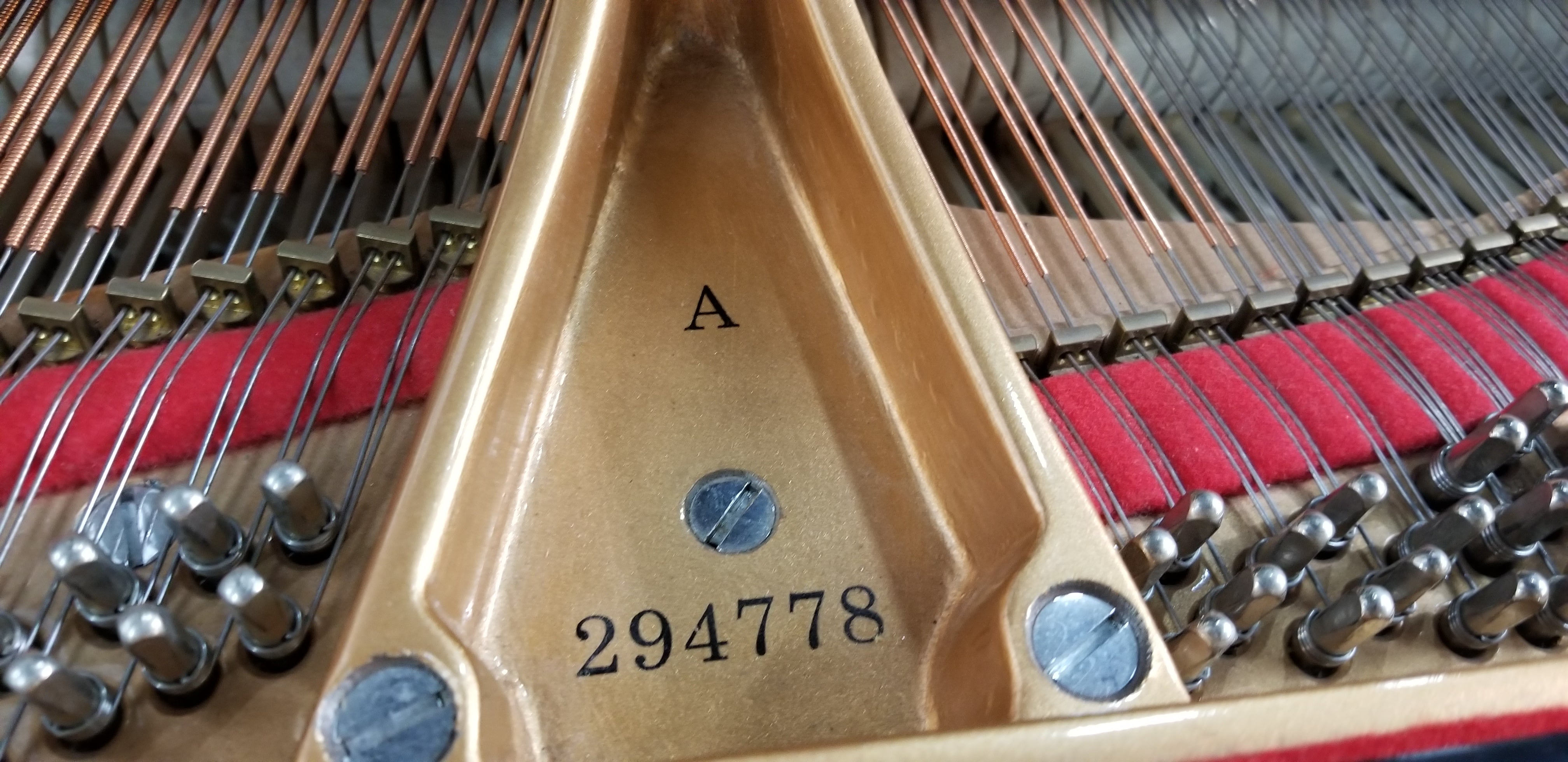 Restored Steinway Model A 6'3" grand piano