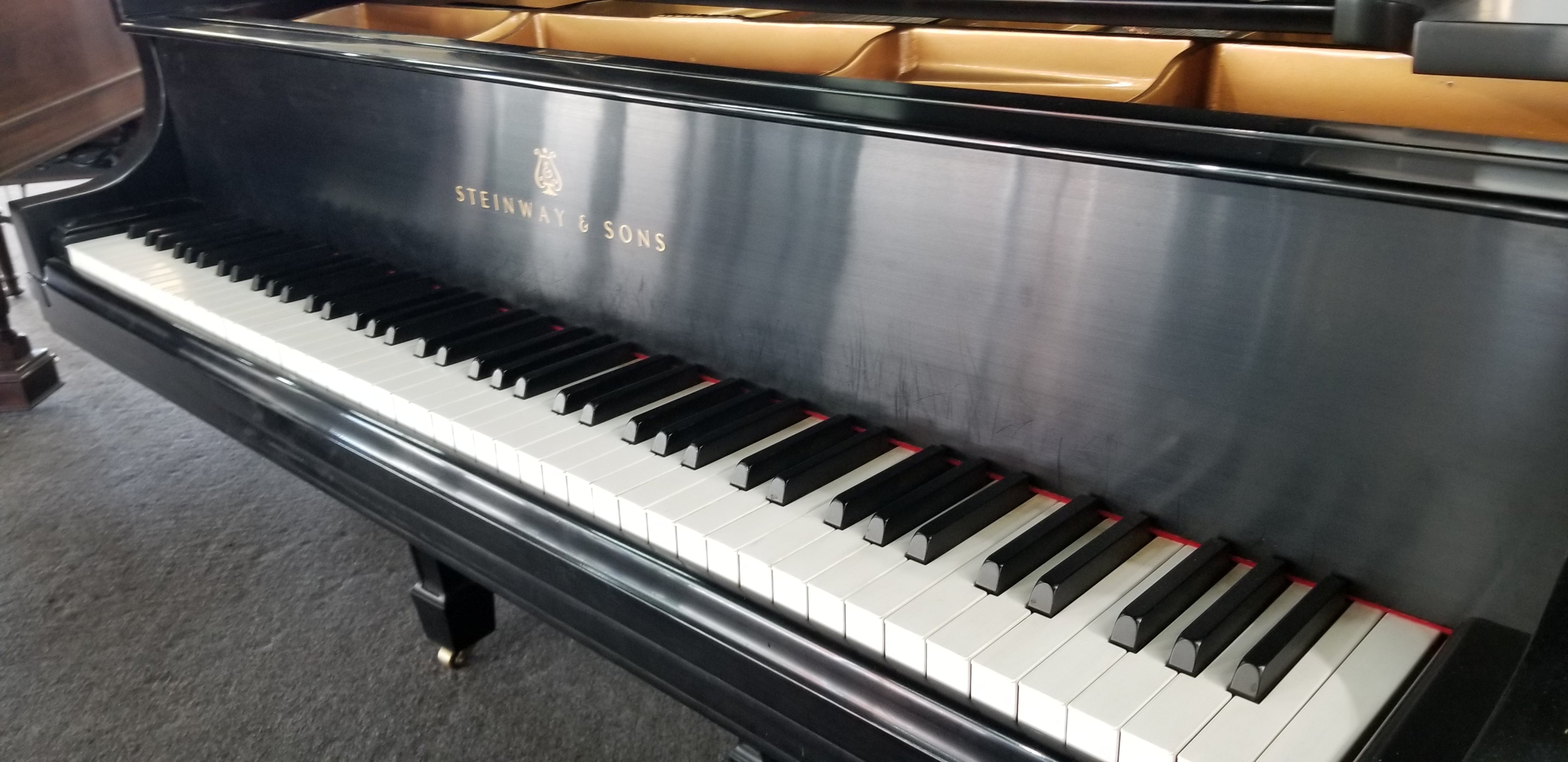 Restored Steinway Model A 6'3" grand piano