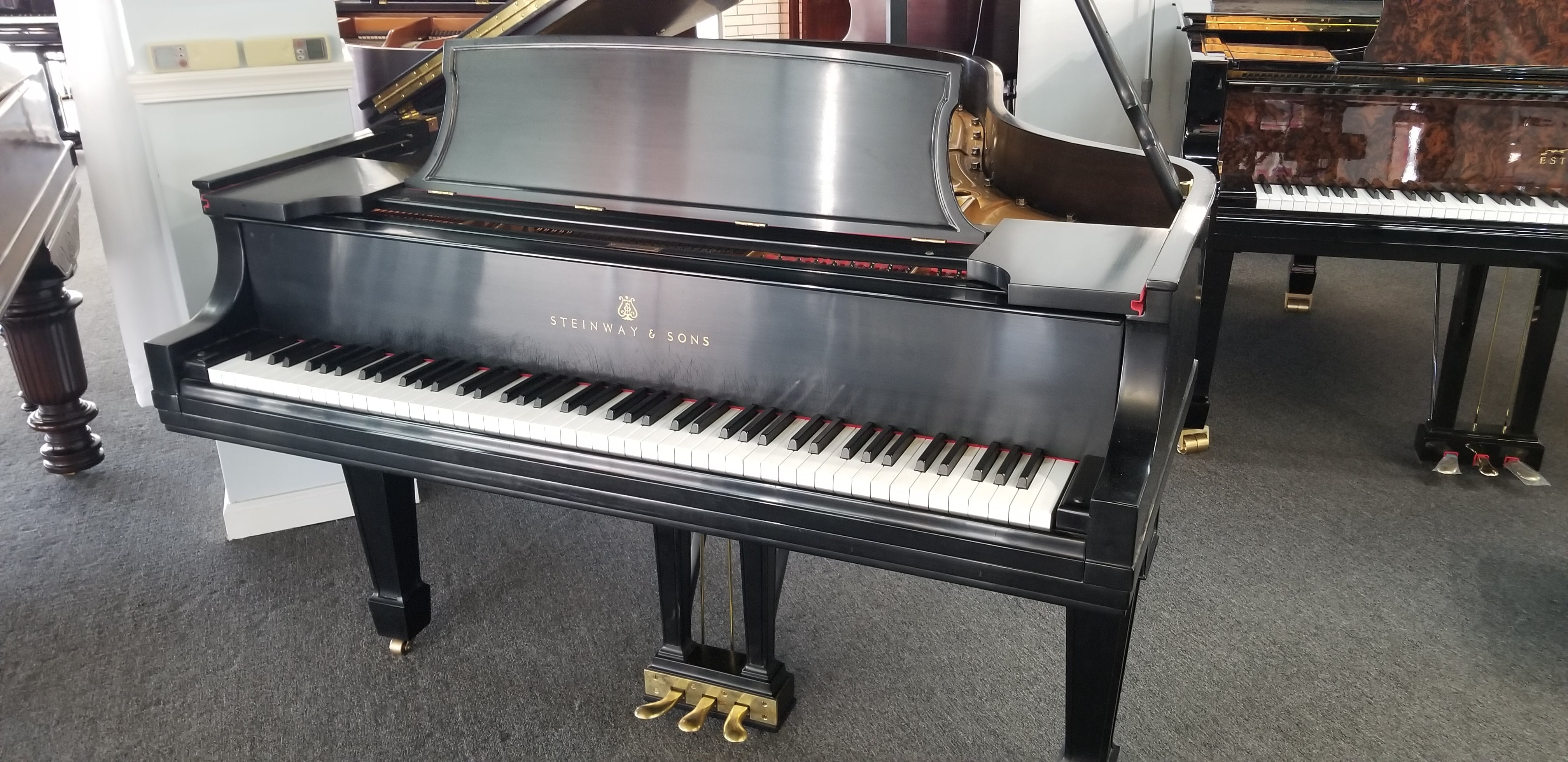 Restored Steinway Model A 6'3" grand piano