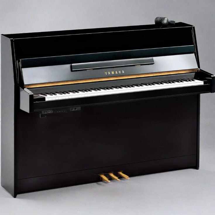 Yamaha B1 SC2 Silent Upright Piano In Polished Ebony