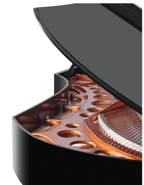 Bösendorfer 290 Imperial 9'6" Concert Grand Piano – Polished Ebony - Cunningham Piano