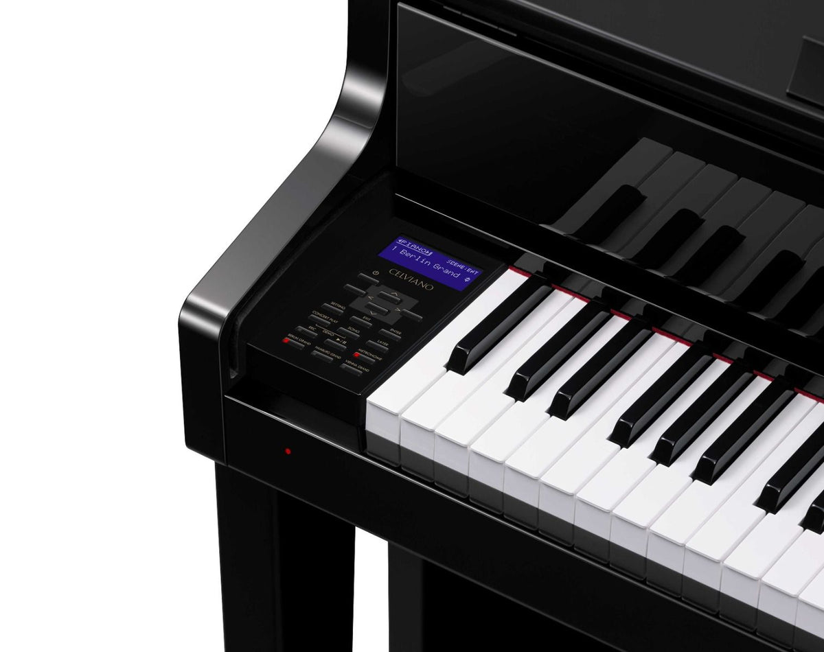 Casio GP-510 Grand Hybrid Piano with Adjustable Bench – Cunningham 
