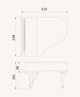 Load image into Gallery viewer, Yamaha DGC2 ENST 5′8″ Disklavier – Polished Ebony | Playback, Recording, Silent Mode - Cunningham Piano
