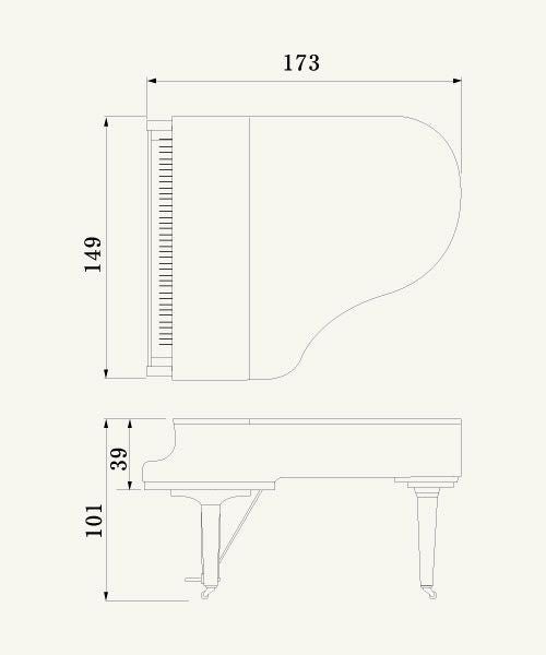 Yamaha DGC2 ENST 5′8″ Disklavier – Polished Ebony | Playback, Recording, Silent Mode - Cunningham Piano