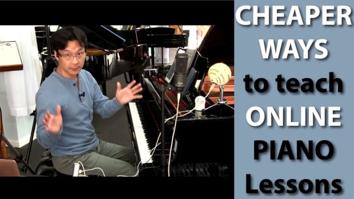 Cheap online piano lesson tools